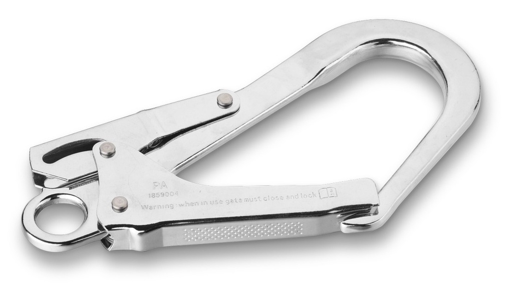 Mosquetón acero gancho halcon