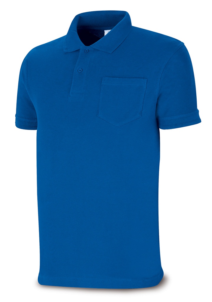Polo manga corta azulina