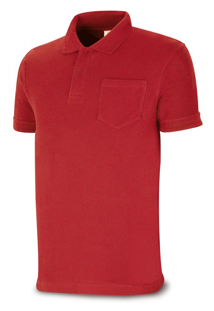 Polo 100% algodón rojo