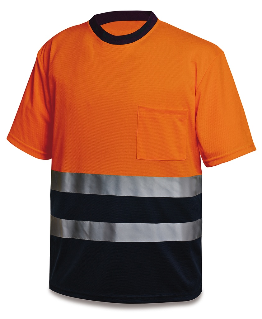 Camiseta BICOL.AV MANG.CORT NARAN/AZ