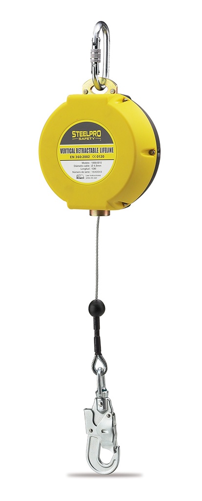 Anticaídas retráctil cable