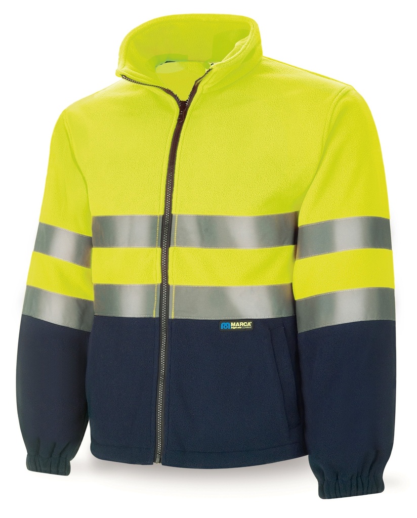 Forro polar A/V azul amarillo