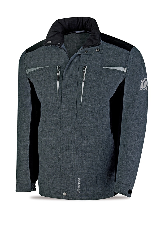 Parka técnica tramontana gris negro