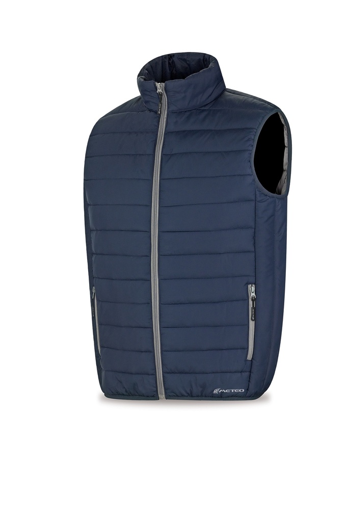 Chaleco plumas loki azul marino