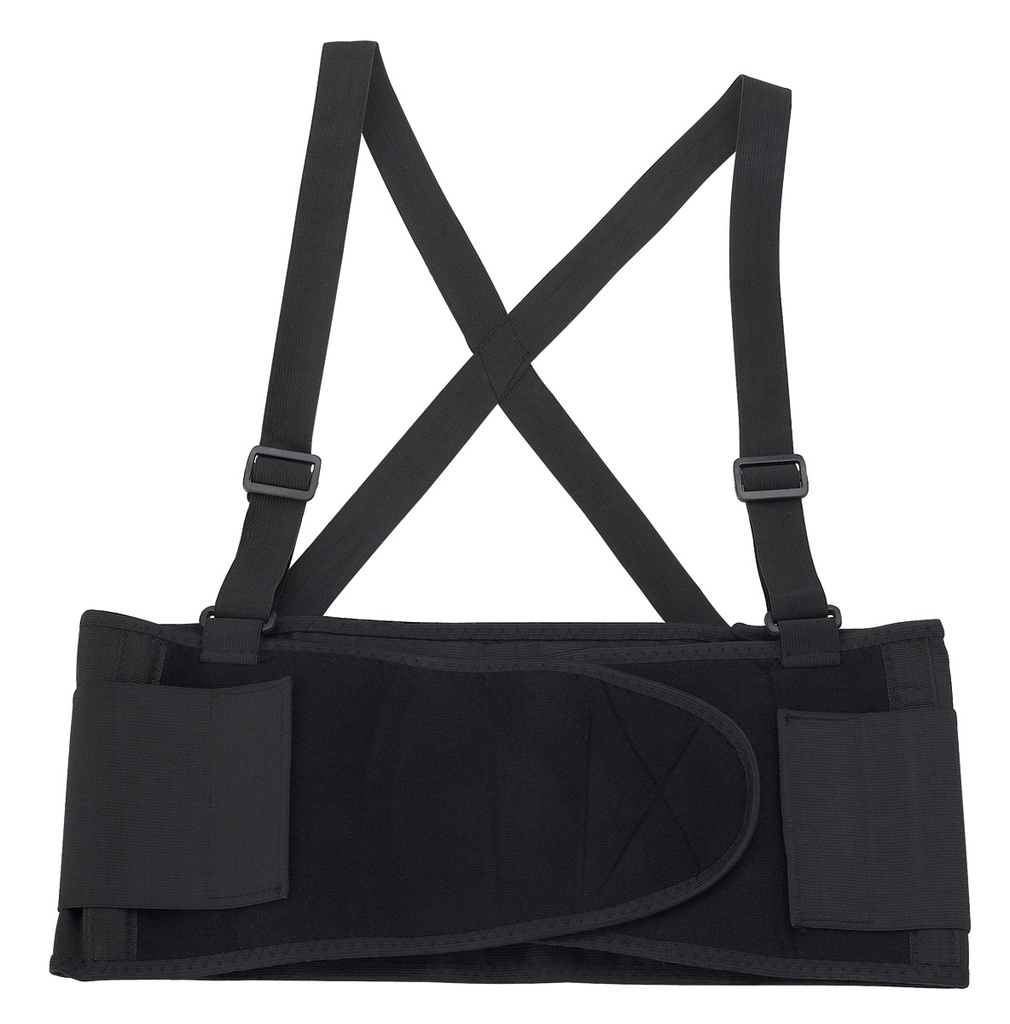Faja lumbar tirantes T. negro