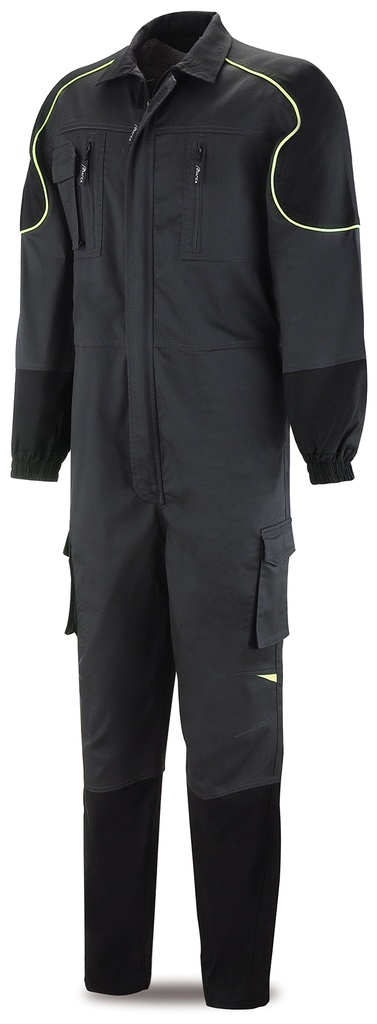 Buzo pro stretch gris negro