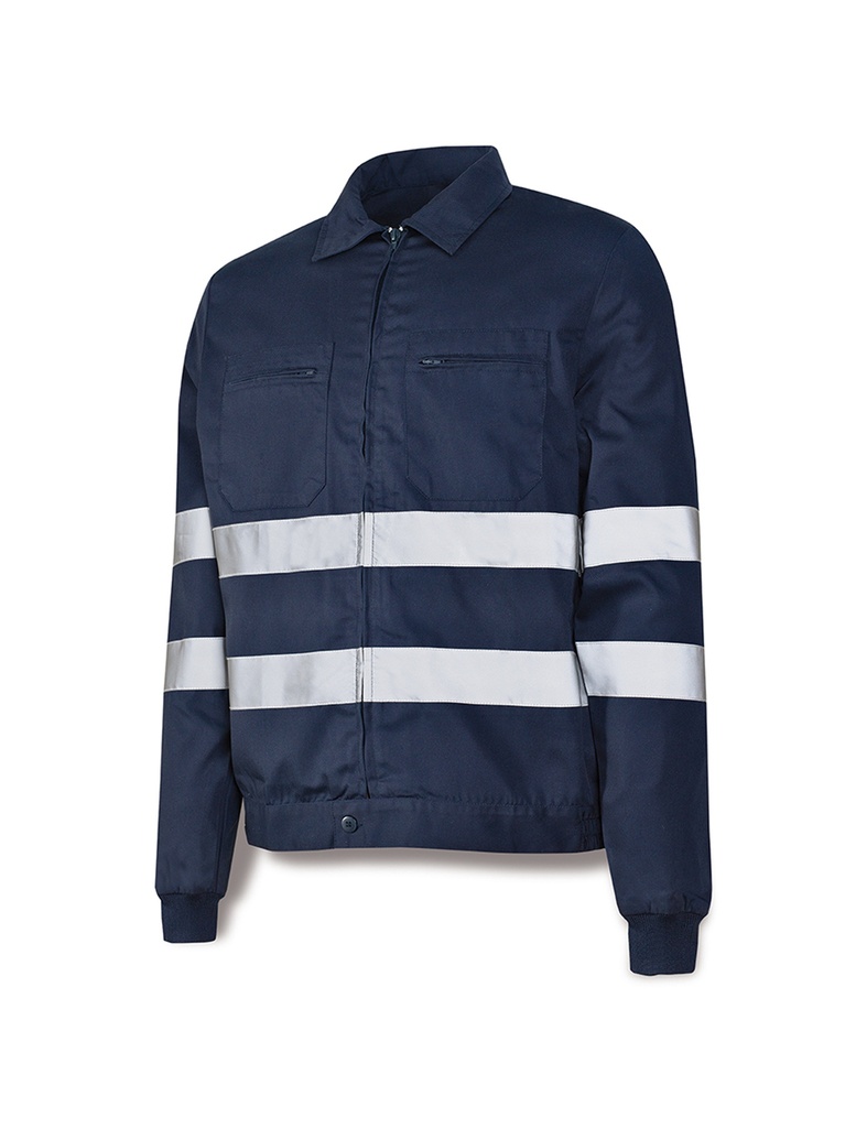 Cazadora POL-ALG bandas azul marino