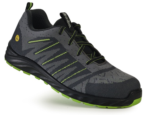 Zapato flexum Z5 gris amarillo flúor