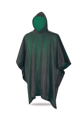 Poncho de agua PVC verde
