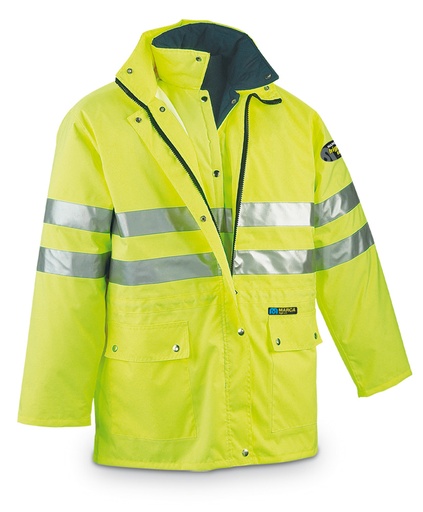 Parka fluo triple uso amarilla