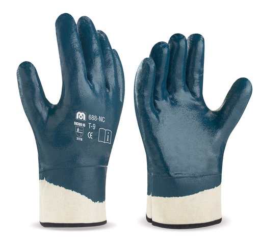 [05-688NCA/U] Guante nitrilo azul cubierto