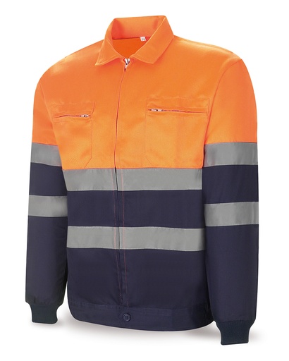 Cazadora alta visibilidad NARANJA/AZUL