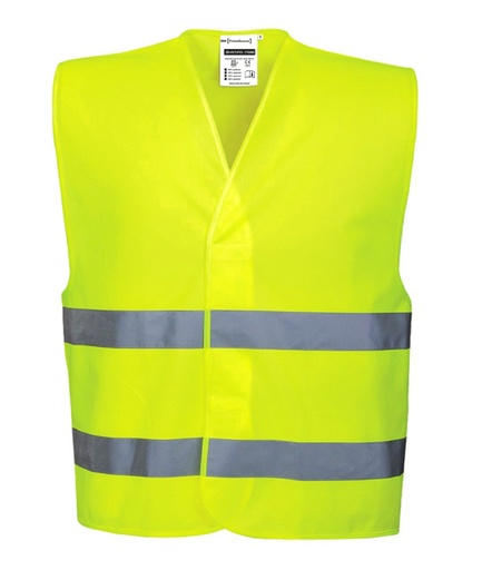 Chaleco alta visibilidad amarillo