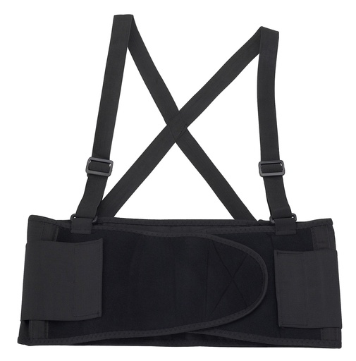 Faja lumbar tirantes T. negro