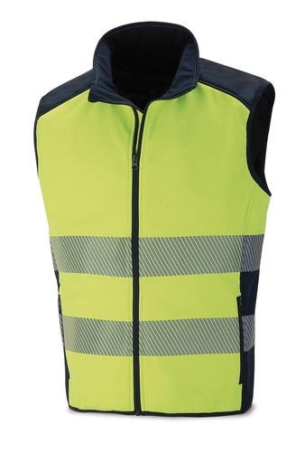 Chaleco softshell T. negro