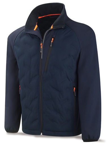 Chaqueta softshell HIB.ULT.AZUL.M.