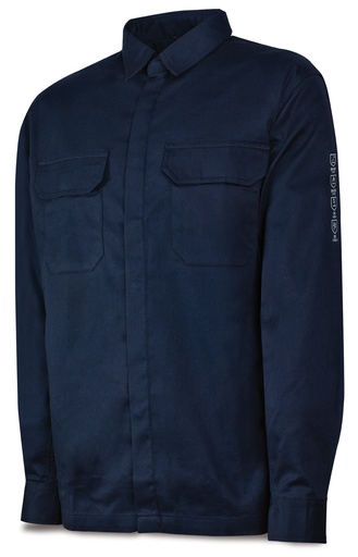 Camisa ignífuga tapeta azul MARI.