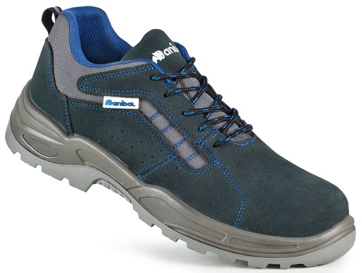 Zapato hispalis piel serraje azul