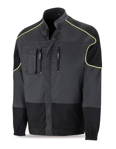 Cazadora pro stretch gris negro