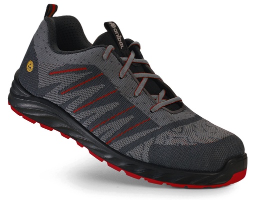 Zapato flexum Z7 gris rojo