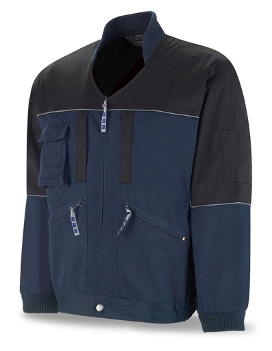 Cazadora tergal sport AZUL/NEGRA